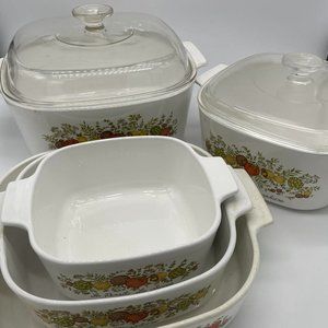 Corning Ware Le Persil La Sauge 7 Pieces